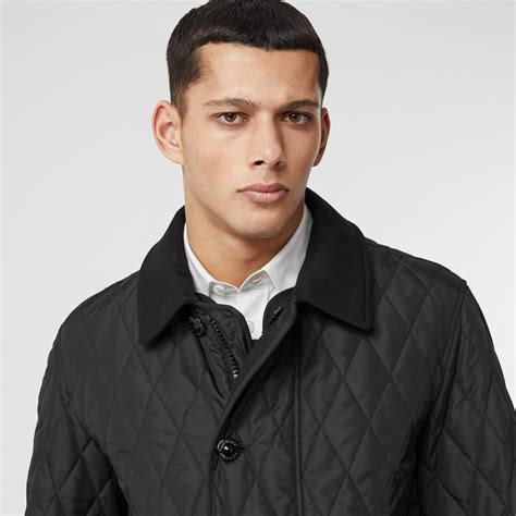 burberry diamond quilted jacket men|burberry men's quilted jacket sale.